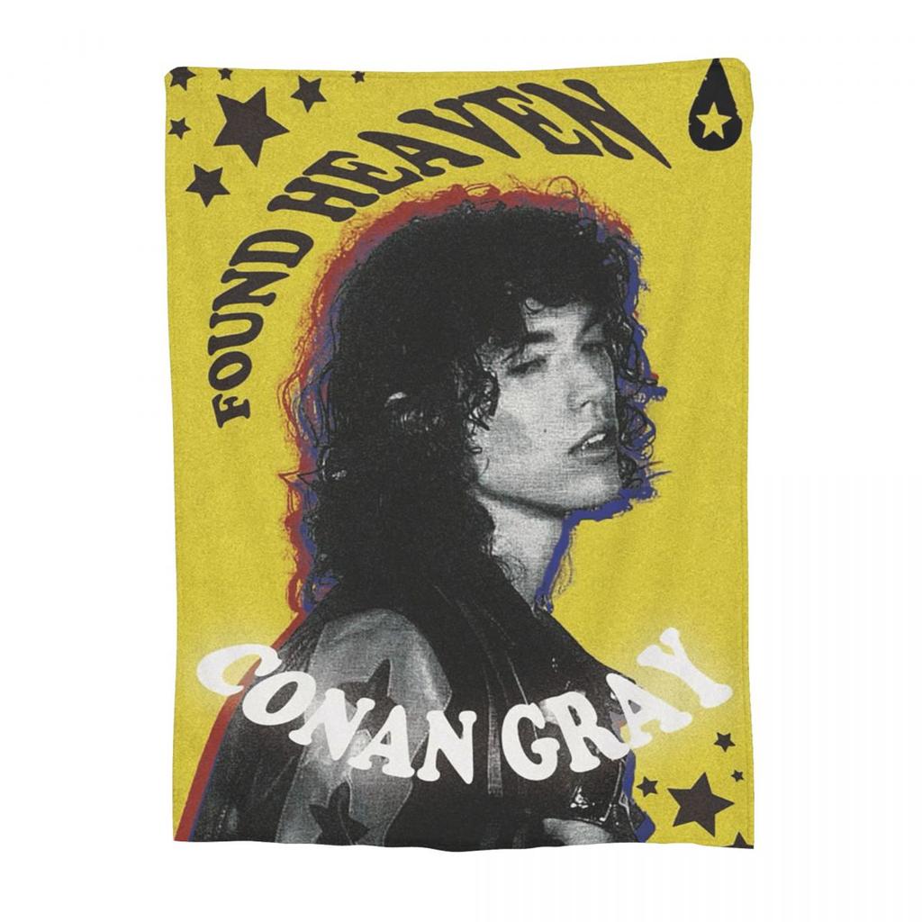 Poster di Conan Gray Poster di Cantanti Pop Coperte Coperta da Divano in Flanella Coperte da Lancio per Casa Camera da Letto Viaggio Copriletto