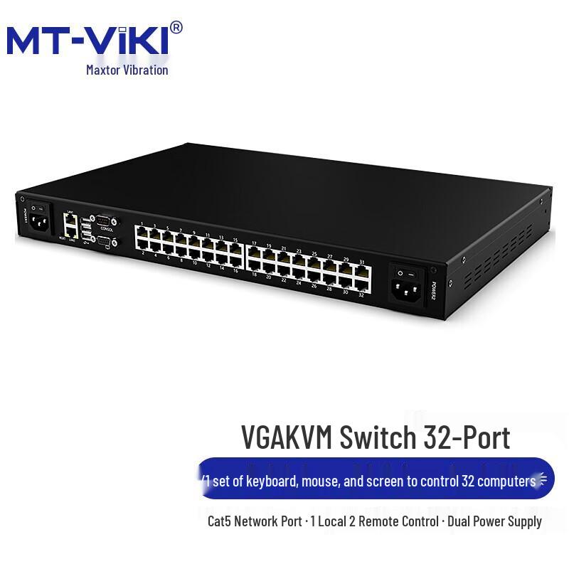 MT-viki MT-9232MS IP Remote 32-Port Cat5 KVM Switch