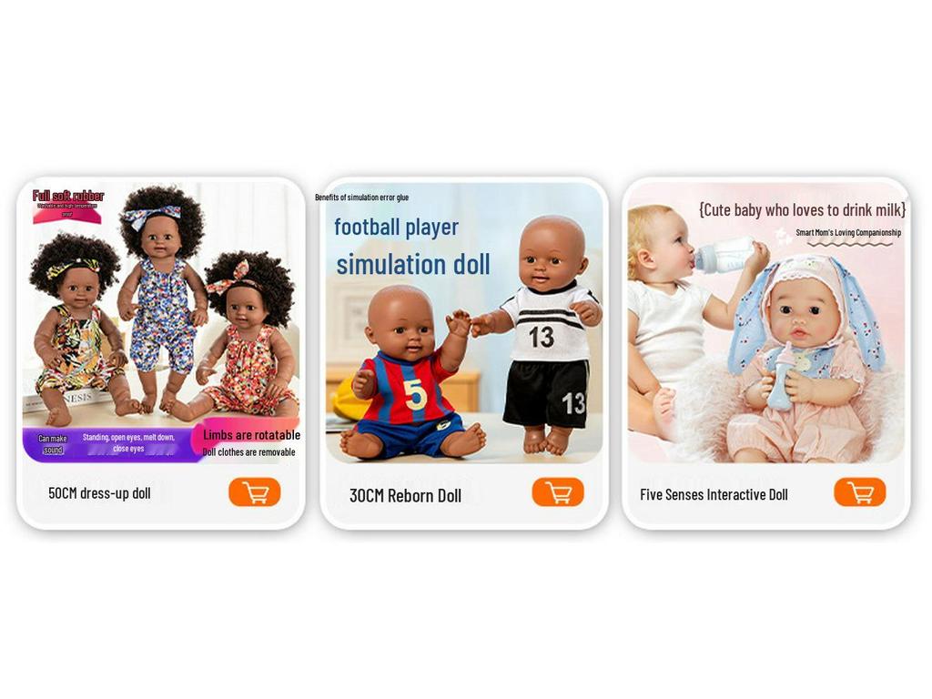 12-Inch White Fashion Doll - Dress-Up, Stuffed Toy for Girls, Playhouse & Reborn Doll