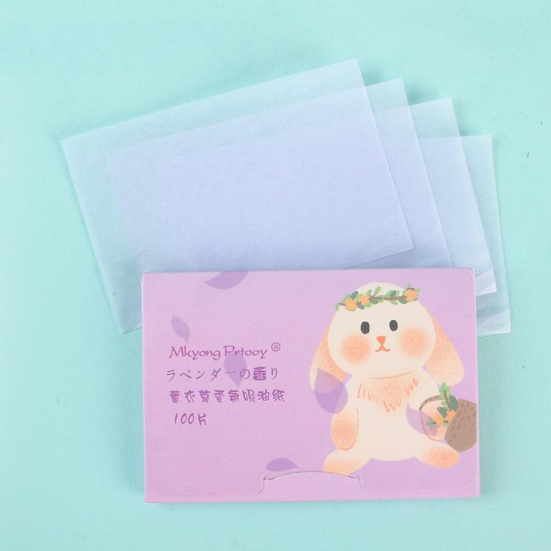 100Pcs/box New Face Oil Blotting Paper Protable Matting Face Wipes Facial Cleanser Oil Control Oil-absorbing Face Cleaning Tools