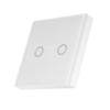 eWeLink 2CH T433 86 Type Luxury Wall Touch Panel Sticky 433MHz Wireless RF Remote Control Transmitter Automation