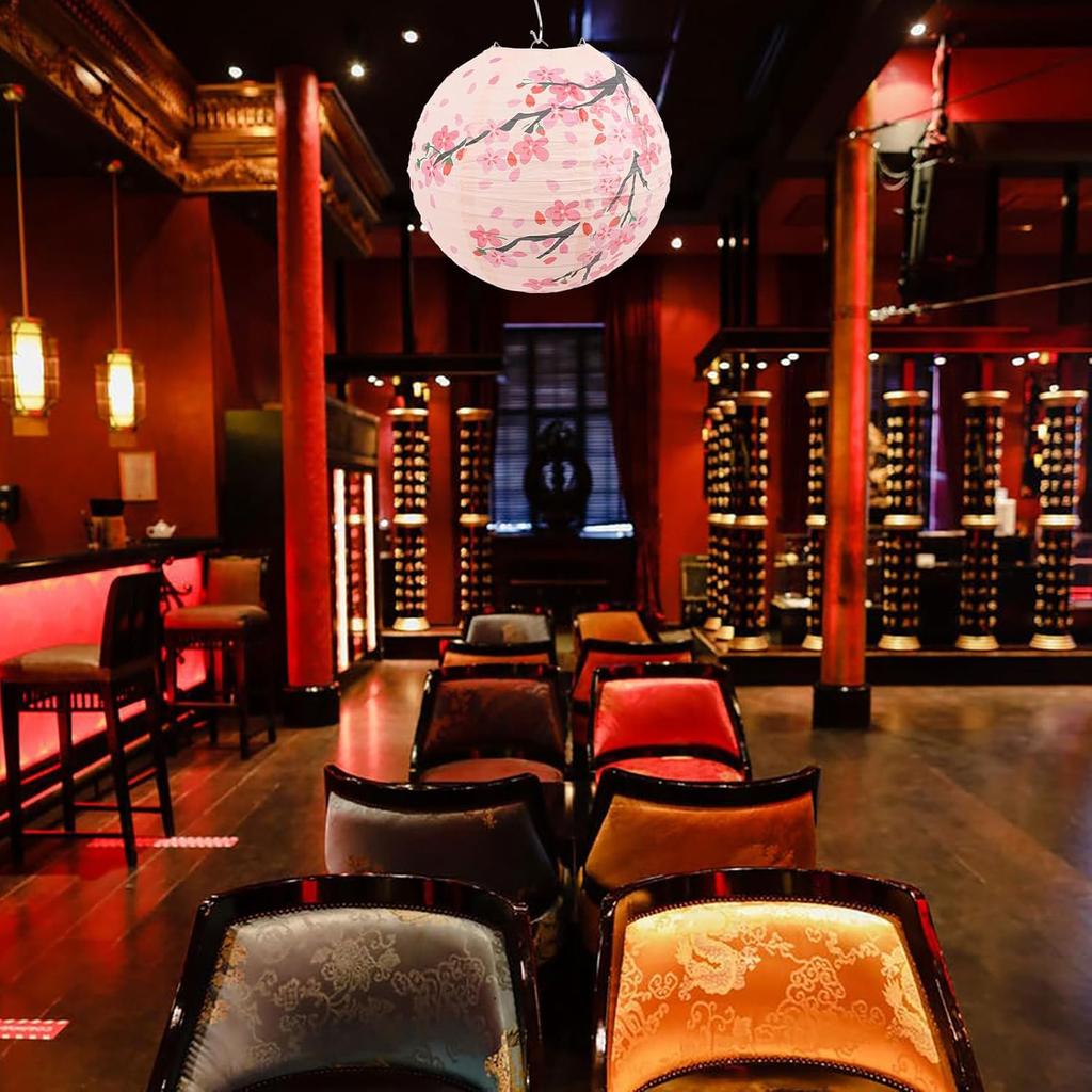 5pcs Pendant Lamp Shade Japanese Izakaya Lantern Oriental Decor Outdoor Hanging Decoration S Festival Ramen Bar Lantern Plum Blossom Lantern Paper