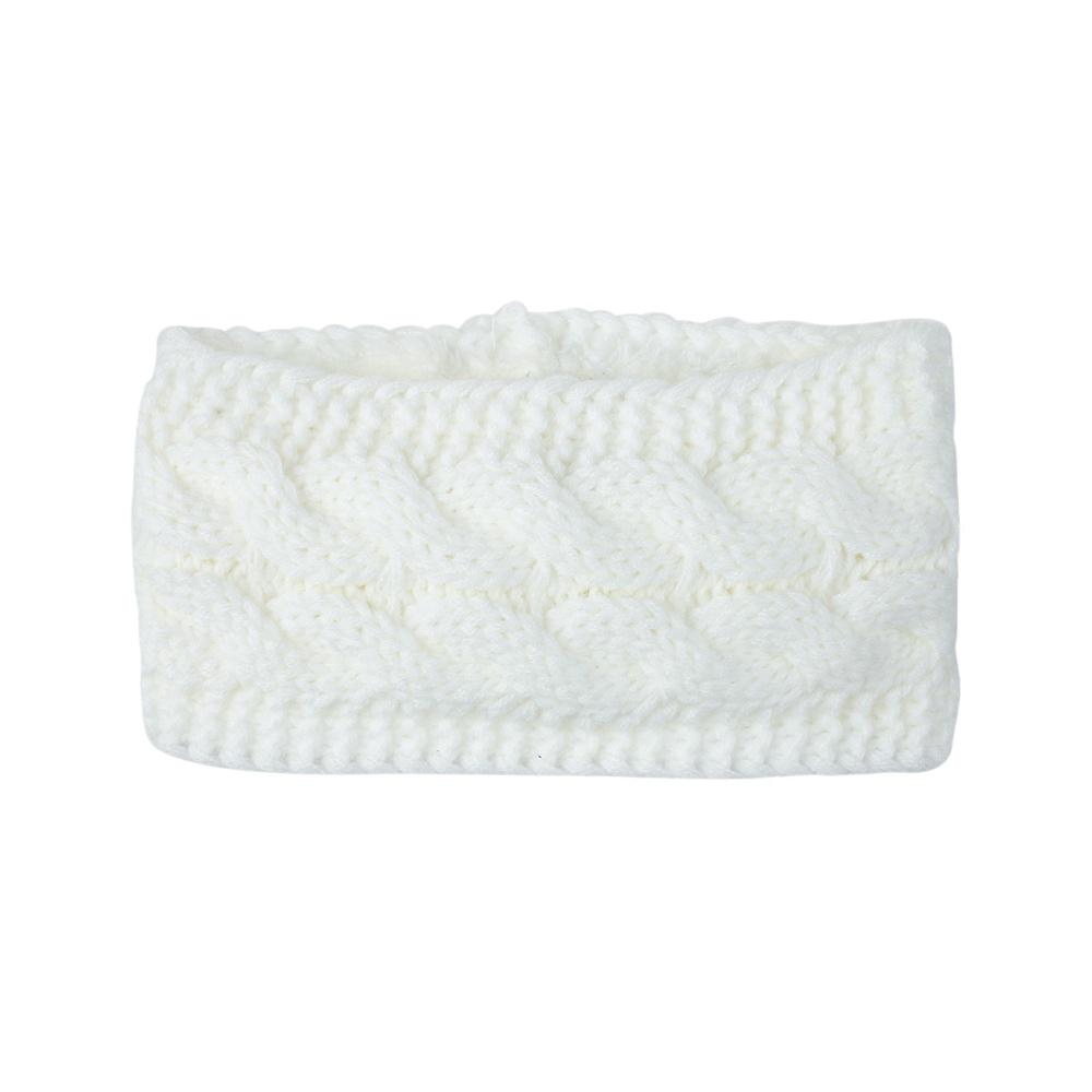 

Женские зимние повязки на голову, вязаные женские повязки на голову для девочек, зимняя повязка на голову для женщин, вязаные повязки на голову для девочек, толстая эластичная лента для волос, толстые наушники белый