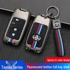 Compatible Key Case for Toyota: 6th Gen Camry, Reiz, Land Cruiser, Prado, Highlander