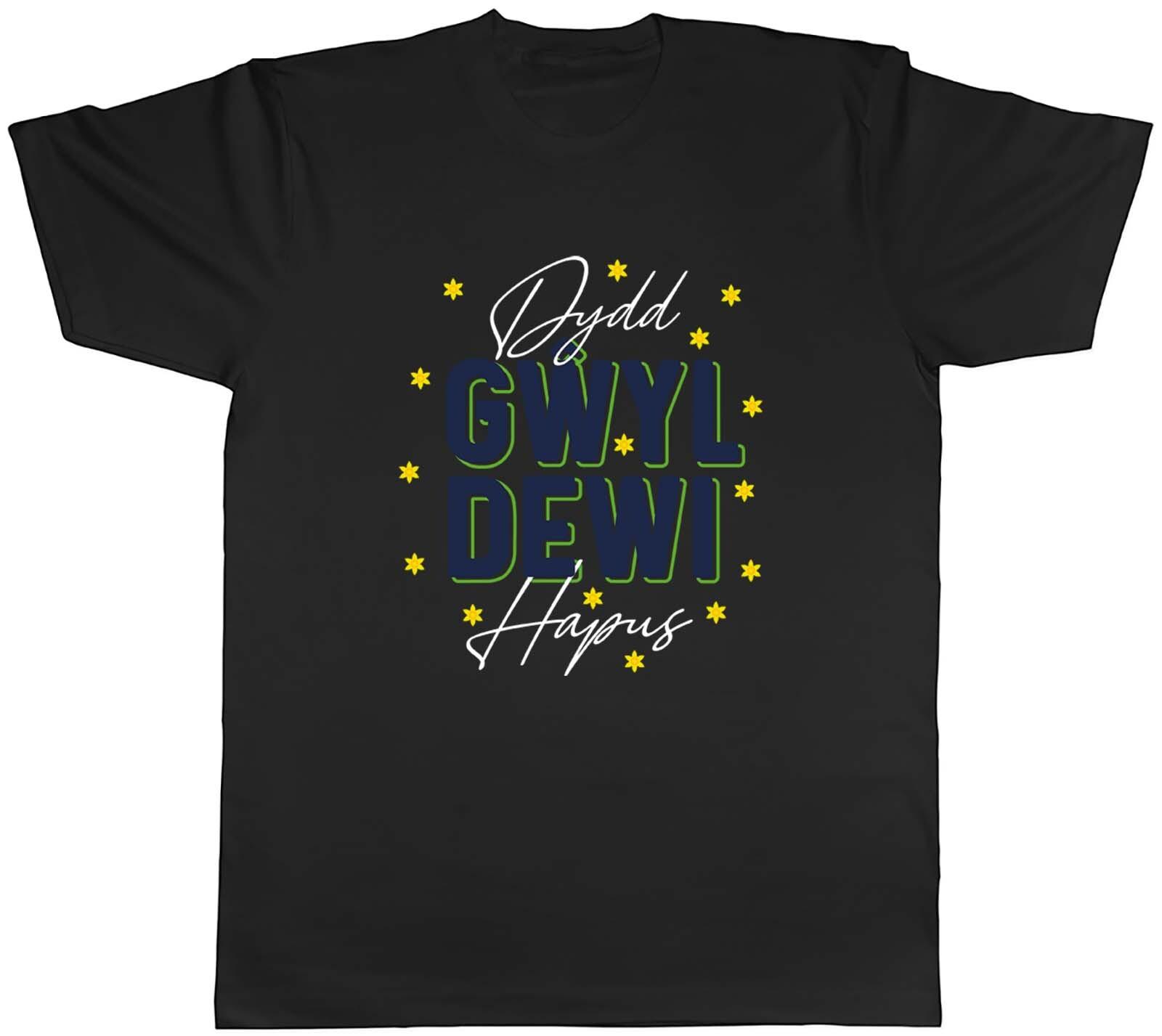 St Davids Day Mens T-Shirt Dydd Gwyl Dewi Hapus Welsh Wales Unisex Tee Gift XXXXL
