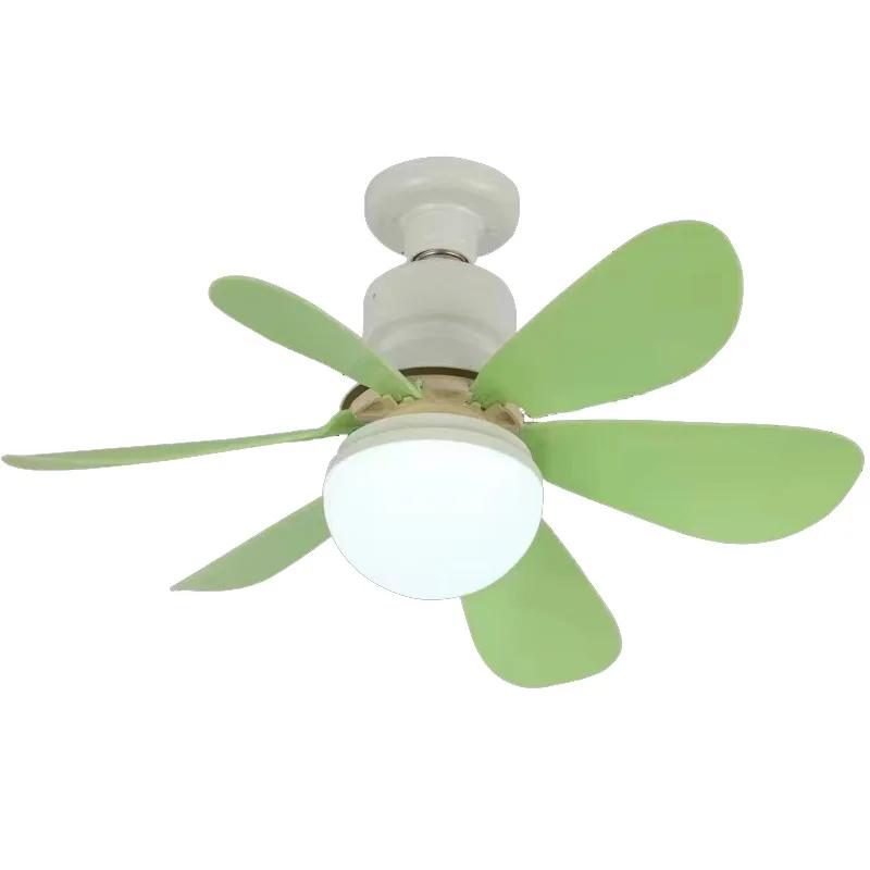 Ceiling Fan LED With Light 40W Remote Control Dimmable E27 Base Modern Smart Wireless Fans Lighting For Bedroom and Living Room