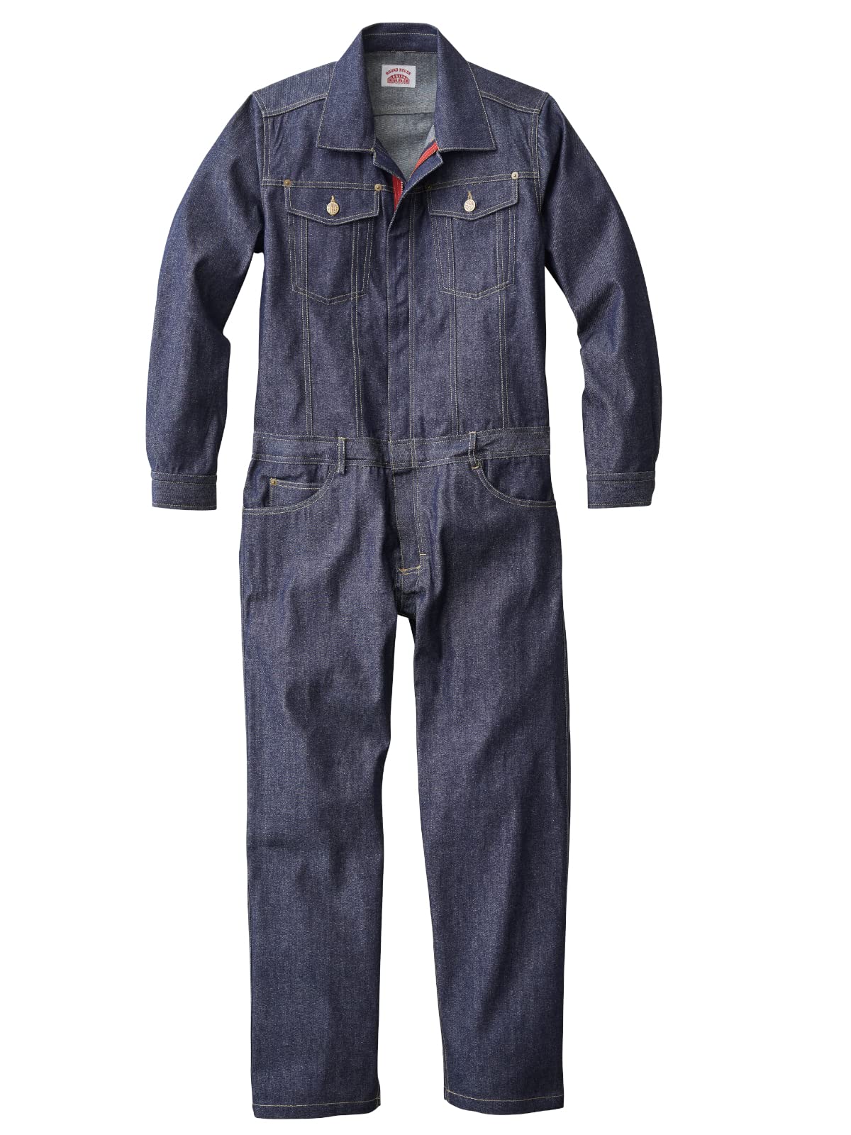 

ROUND HOUSE Джинсовый комбинезон размера RH3001, 3L, Индиго,