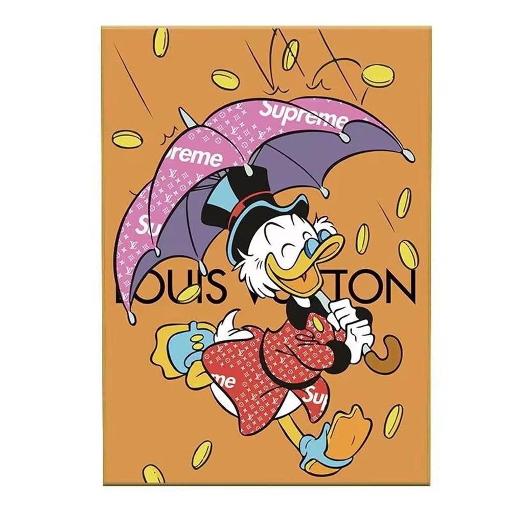 Disney Minimalist Style Donald Duck Daisy Mickey 5D Diamond Painting Full of Diamonds DIY Handmade Diamond Painting Cartoon Decoration Painting Kit