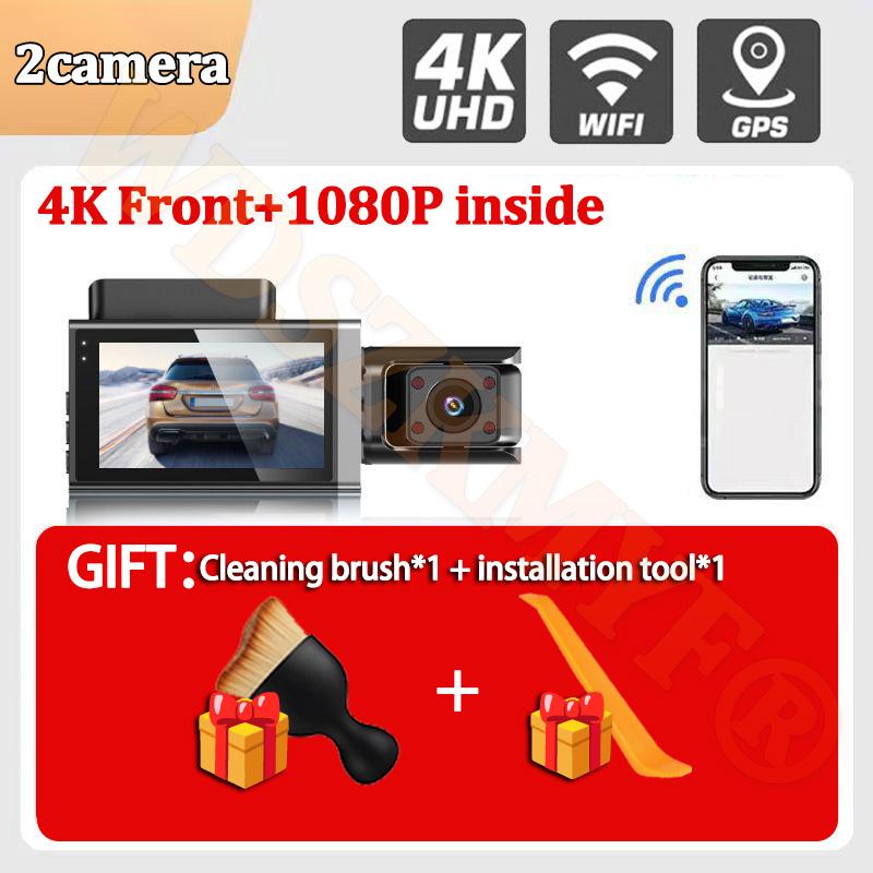 

2/3-канальный UHD 4K видеорегистратор для автомобилей 24-часовой парковочный монитор Автомобильный видеорегистратор WIFI GPS APP Видеорегистратор Камера для автомобиля Автомобильные аксессуары None