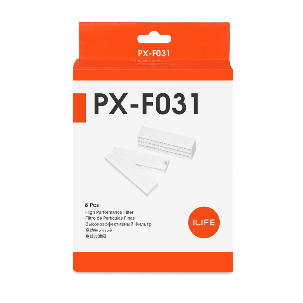 

Сменный фильтр для робота-пылесоса ILIFE A9 8 шт. [оригинальный продукт] /A10 /A8Max PX-F031