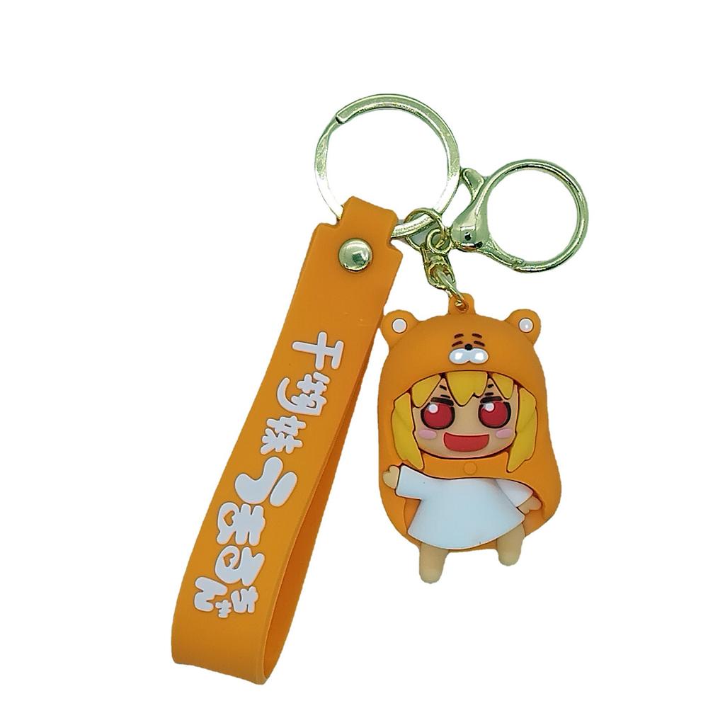 New Creative Cartoon Dried Goods Girl Small Buried Keychain Bag Car Keychain Accessories Wholesale Kawaii Cute Personalized Y2k