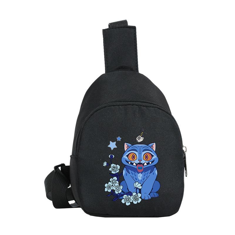 Casual Children'S Breast Bag Animation Cartoon Printing Fashion Boys And Girls Crossbody Bag Change Small Backpack