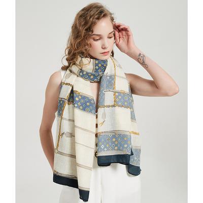 Autumn New Cotton Linen Scarf Female Ins Wind French Retro Belt Long Scarf Decorative Thin Shawl