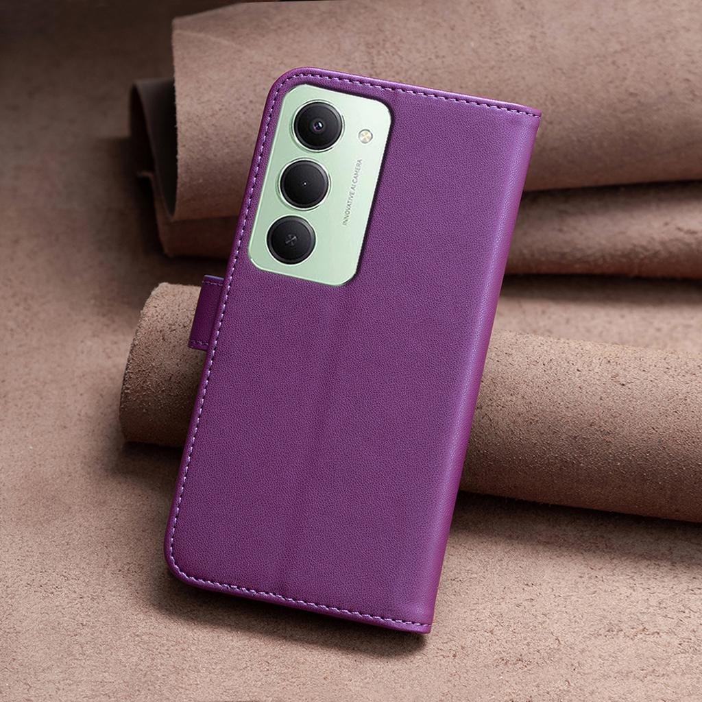 For Xiaomi Redmi 15 5G (Global) (169mm) Phone Case BINFEN COLOR BF17 Wallet Folio Flip Leather Cover