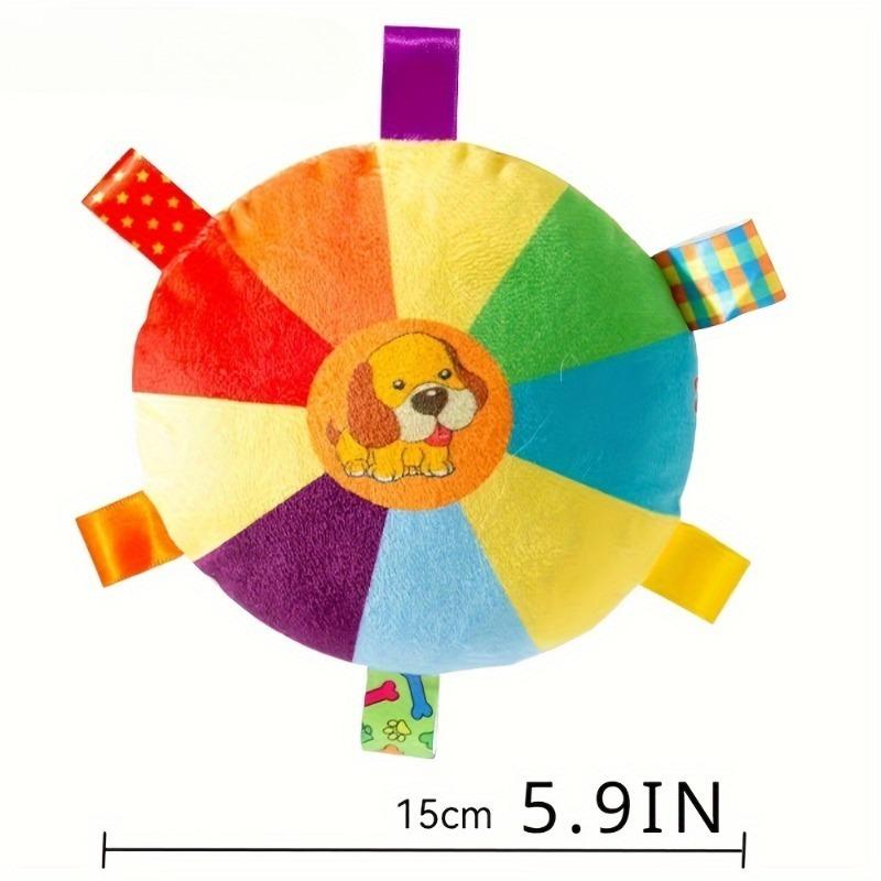 1pc Plush Squeaky Dog Toy - Cartoon Pattern, Interactive Sound Toy Suitable for All Breeds, Durable Puppy Play and Training