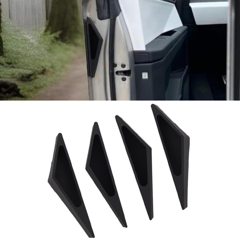 For Tesla Cybertruck 2024 4Pcs Door Handles Fingerprint Resistant Silicone Door Closer Handle Protective Accessories