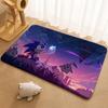 Classic Anime S-Sonic Characters Floor Mat Floor Mat Soft Flannel Non-Slip Door  Rug for Living Room