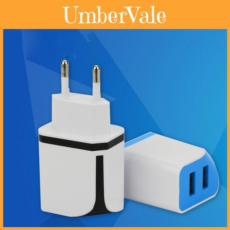 Versatile Double Usb Power Adapter Charger For All Android Mobile Phone Needs