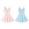 Classical Leotard Modern Dance Dress Chinese Sling Performance Costume Princess Dress  Kids Girls