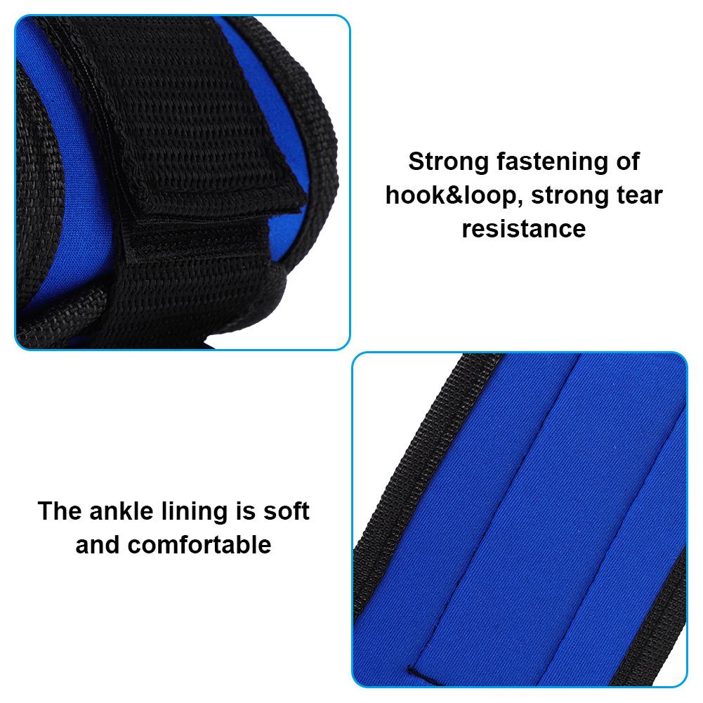 Ankle Straps Leg Strength Training Weight Bea  Power Strap Foot   For Fitness (Black)