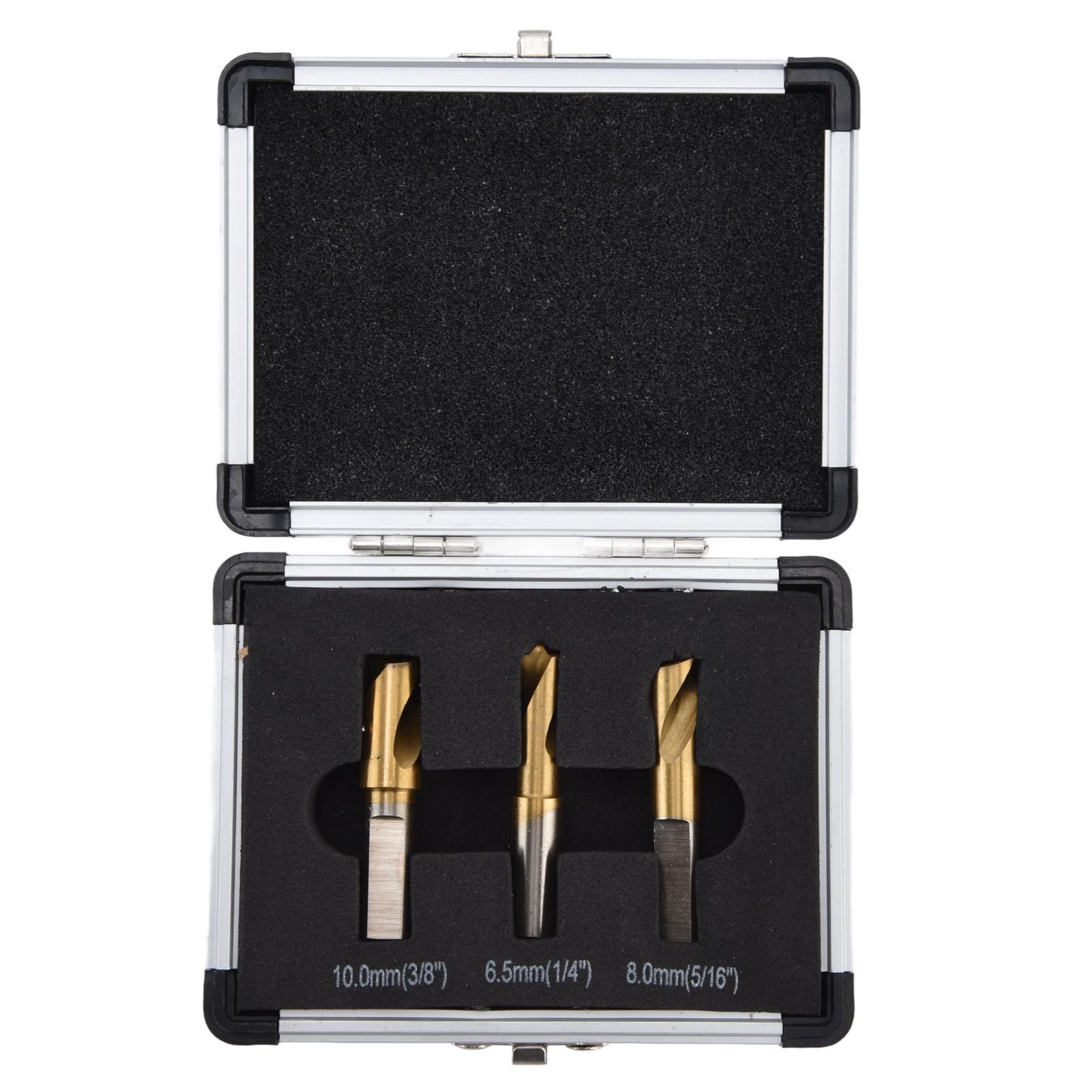 

3PCS Weld Cutter Drill Bit High Speed Steel Welding Drill Bit Wear Resistant Weld Cutter Tool