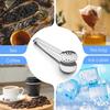 2 Pcs Tea Bag Squeezer Tongs,Round Bag Squeezer,Stainless Steel Tea Bags Press,6 Inch Teas Bags Strainer Clips or Sugar Ice Cube for Kitchen Bar
