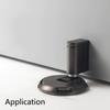 Zinc Alloy Self-Adhesive Door Stopper Door Safety Catch Stopper for Room, Kitchen, Bathroom, Cabinet Metal Door Stopper Self-Adhesive Door Holder