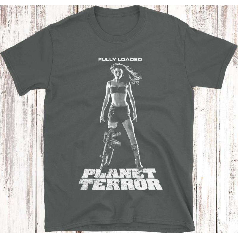 Quentin Tarantino's Horrorfilm T-Shirt Von 'Planet Terror' - Herren T-Shirt - Sommer Neuestes Lässiges Unisex T-Shirt