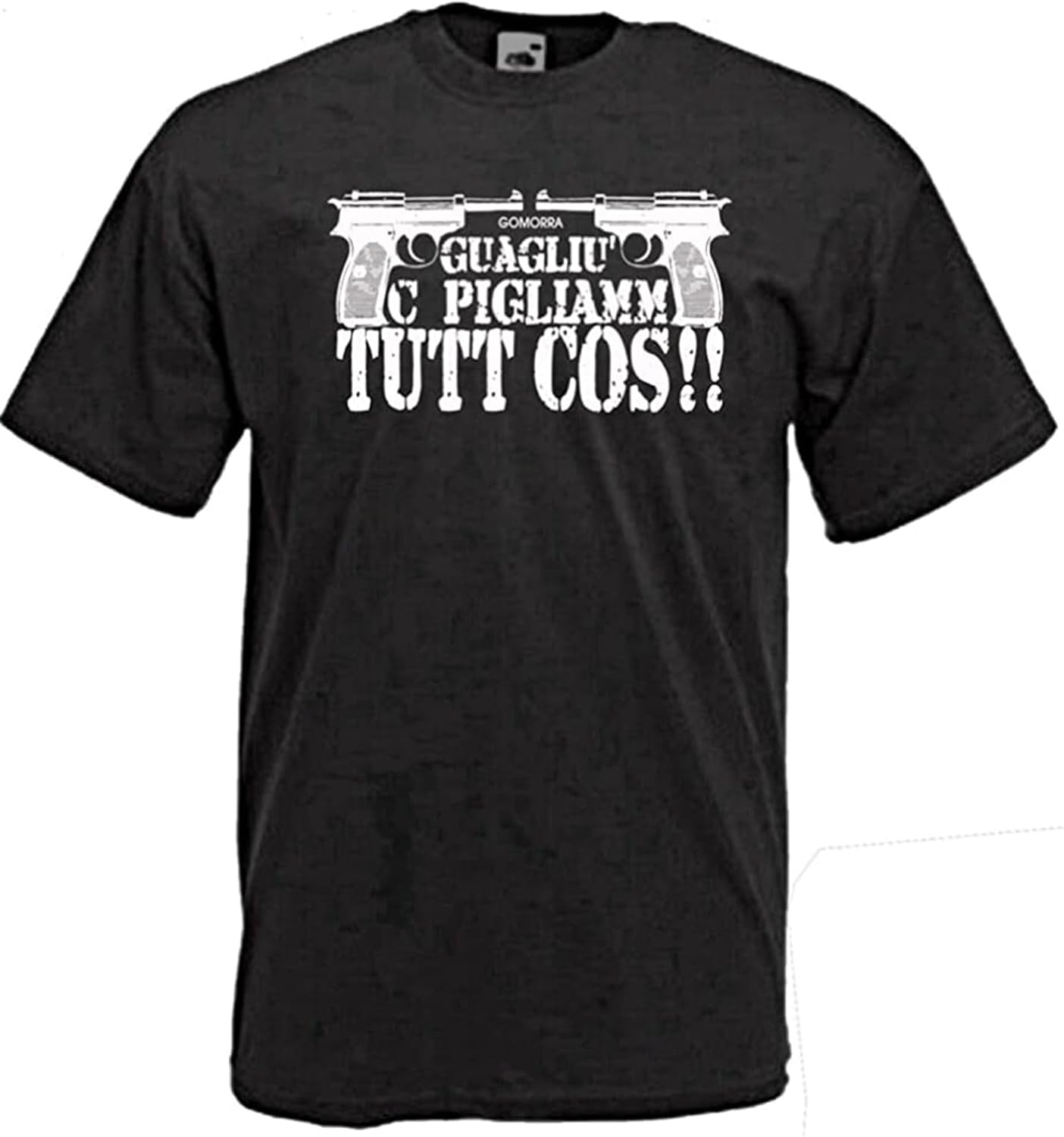 Sentence Gennaro Savastan Gomorrah Series Pigliamm T Shirt for Men Shirt S чёрный