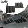 For Dodge Challenger/Charger 2009-19 Engine Shroud Panel Cover Trim Carbon Fiber