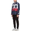 Adidas Originals Color Block Retro Sports Stand Collar Jacket Men Jacket Blue BQ0936