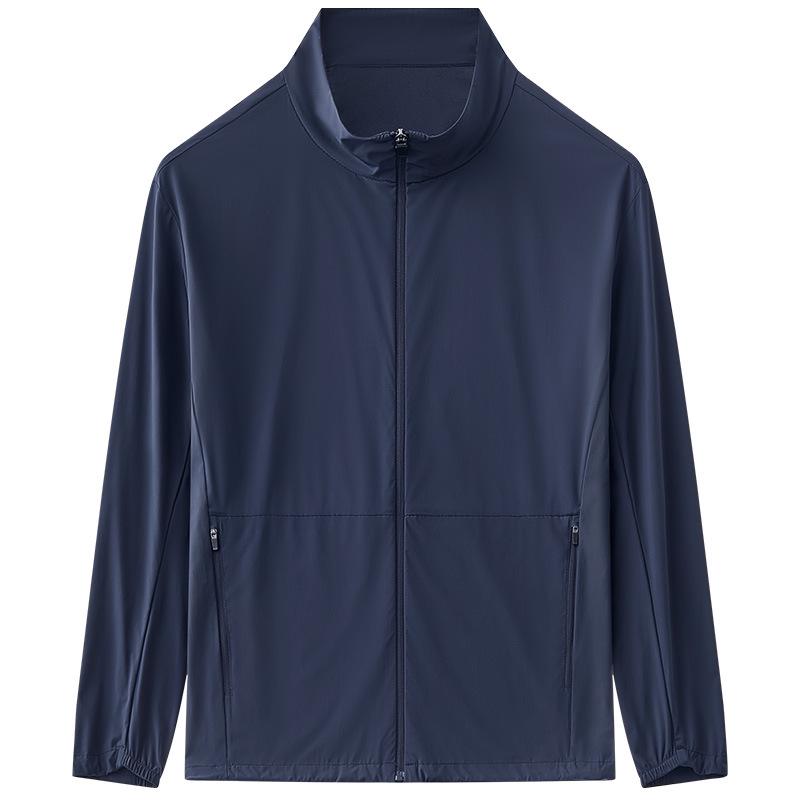 2026 Spring/Autumn Quick-Dry High-Stretch Ice Silk Fashionable Sun Protection Jacket for Men