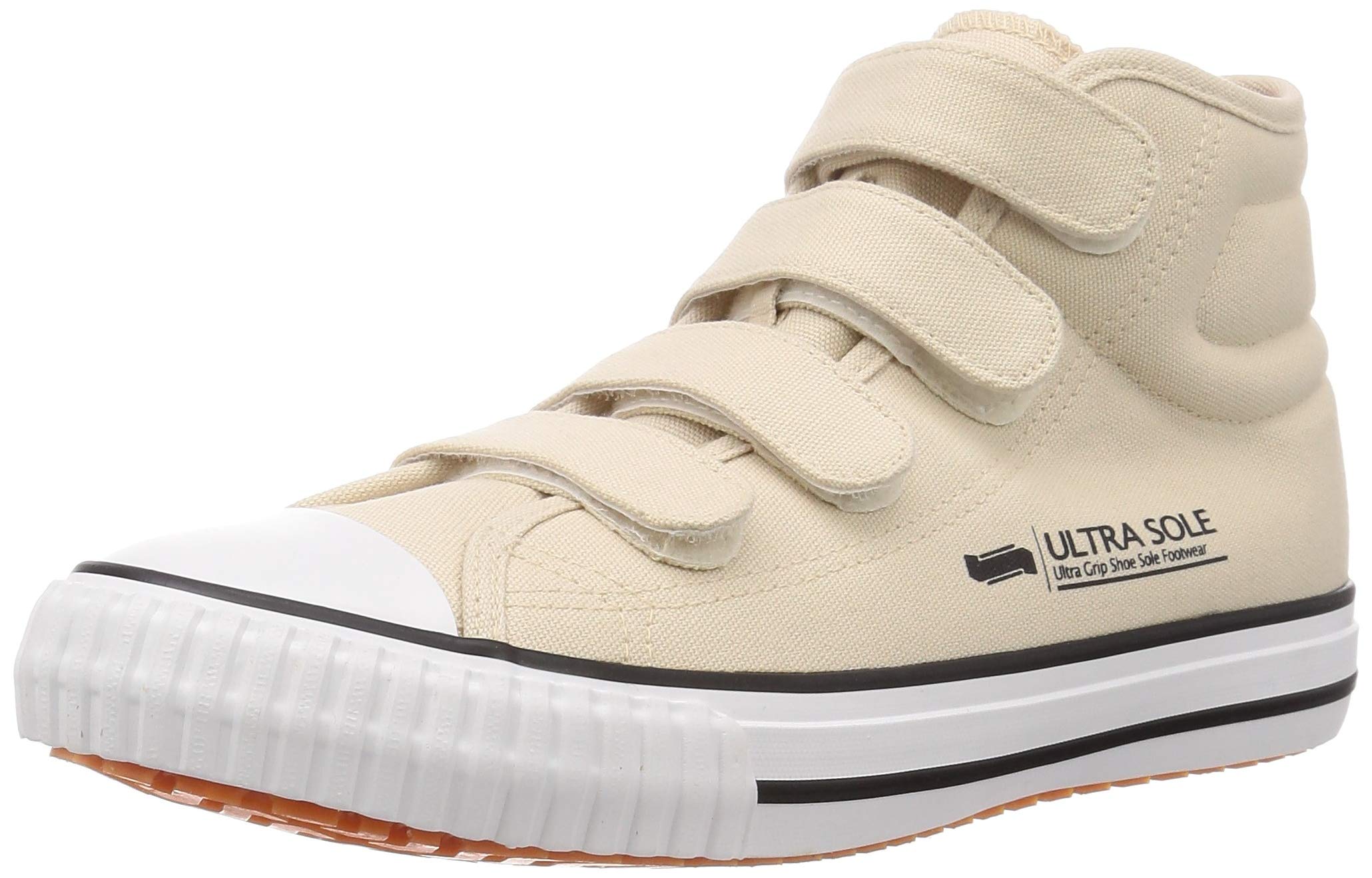 

Margo Work Shoes, Mid-Cut, Velcro, Slip-Resistant, Water-Repellent, Magic Type, Ultra Sole, Size 71, Unisex, Ivory, 25.0 cm, 3E