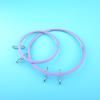 DIY Embroidery Kit with Adjustable 7.25-Inch Metal Hoop for Suzhou Cross Stitch