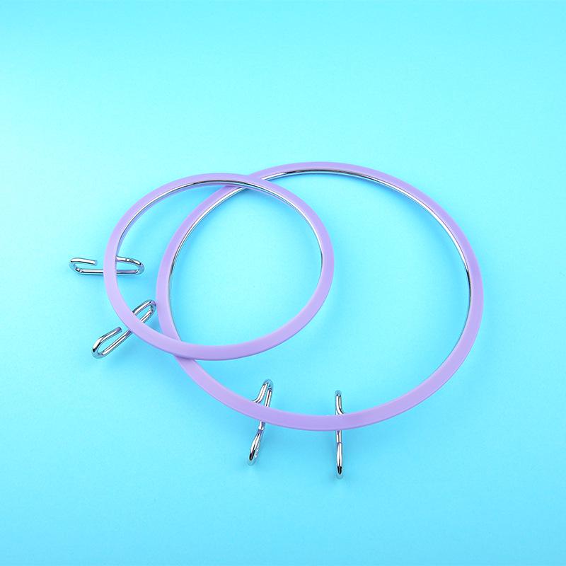 DIY Embroidery Kit with Adjustable 7.25-Inch Metal Hoop for Suzhou Cross Stitch