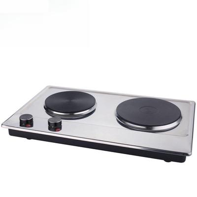 Portable Desktop Burner Household Stainless Steel Electric Stove Kitchen Appliance Dual Control Infrared Stove