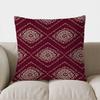 Colorful Floral Pattern Double-sided Printed Pillow Cover Short Plush Suitable Living Rooms Bedrooms Sofas Throw Cushion Cover