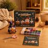 Kit de Gnome Perlé 3D Kit DIY Broderie de Perles Minuscules 4 Pièces Goblin Perlage Pour Décoration de Maison Loisirs Créatifs Art Créatif Mignon Cadeau Fait Main pour Débutants & Craft