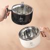 Stainless Steel Instant Noodle Bowl with Glass Lid for Students and Office Workers