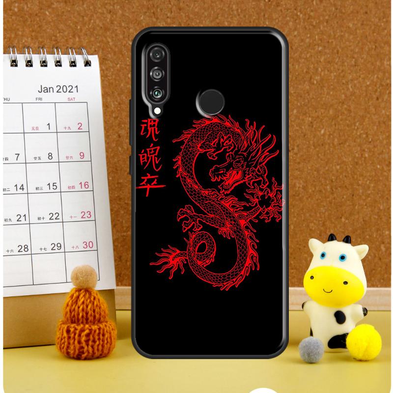 Ancient Japanese Dragon For Huawei Nova Y61 Y60 Y70 Y72 Y73 Y90 Y91 12i 11i 3i 7i 8i 9 10 SE P20 P40 P30 Lite Case