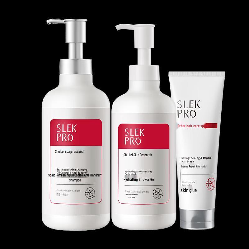 Slek Shampoo, Shower Gel & Hair Mask Set