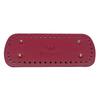 Oval Round Bags Bottom Leather Bag Base with 44 Holes Nail-Bottom Shaper Pad for DIY Crossbody Shoulder Bag Knitted Bag