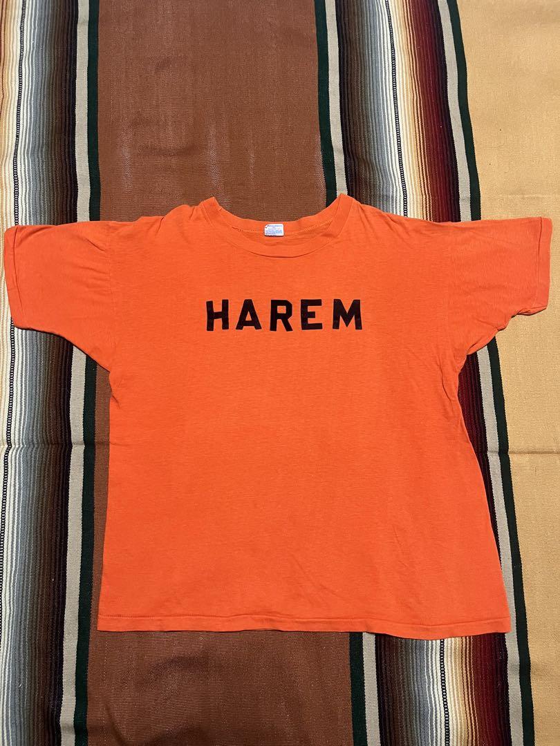 

[Б/У] Футболка с коротким рукавом Champion, сделано в США, 70-е годы, HAREM с флокированной биркой