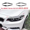 Carbon Fiber Headlight Eyebrow For BMW 2 Series F22 F23 2015-2019 Front Head Light Lamp Cover Trim Headlamp Eyelid Sticker