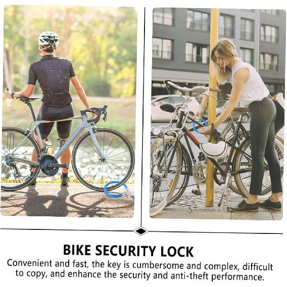 Кольцевой замок Антиблокировочный замок из стального троса Малая угловая дрель Замок — фото 3