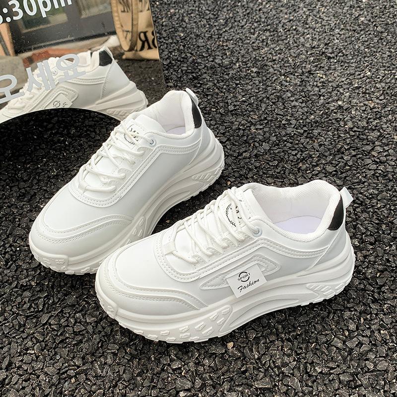 Thick-soled Dad Shoes Women's New Summer Mesh Breathable Mesh Shoes Women's Small Feet and High Inner Height Lightweight Sports Shoes
