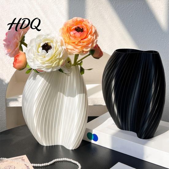 Modern Home Decor Accessories 3D Printed Irregular Vase Decorative Flower Minimalist Floral Arrangement Small Indoor Plant Containers Holder,