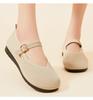 Fashion Spring New Women's Shoes, Shallow Mouth Breathable Flat Shoes, Soft Soled Shoes for Middle-aged and Elderly Mothers Women Shoes