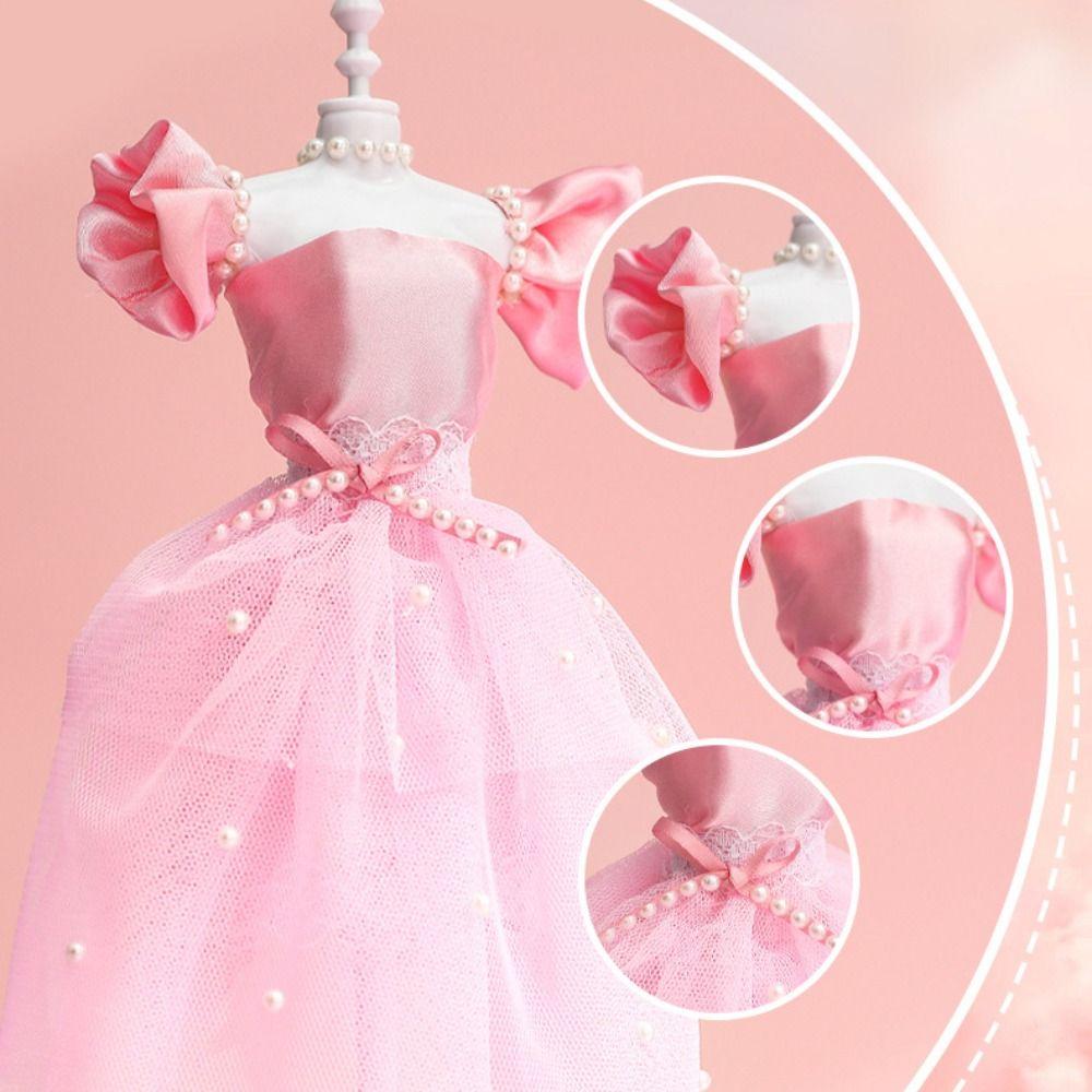 Handmade DIY Doll's Clothes Kit Skirt Doll's Dress Material  Doll Accessories