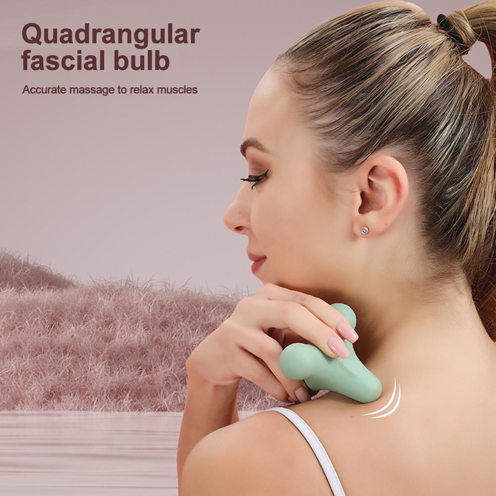 Faszienball mit vier Ecken, Plantarfaszienball, Massageball für Schultern, Nacken, Taille, Hände, Laktatübungen, Entspannung, Meridian-Fitnessball